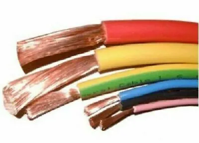 £3 • Buy Tri-rated Panel & Conduit Cable 6.0mm² 10AWG 53Amp 600V Various Colours