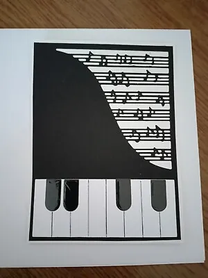 Piano Music Note Cutting Die Set Make A Piano Card UK Seller Fast Posting  • £5.99