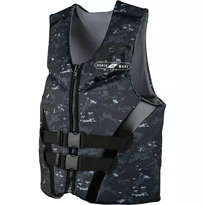 Ronix Covert Life Jacket - Black Digital Camo • $69.99