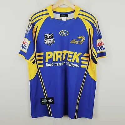 $195 • Buy PARRAMATTA EELS ISC Mens Size M 2007 NRL Rugby League Away Jersey *Signed*