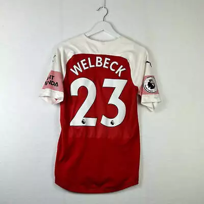 Arsenal 2018/2019 Match Issued Home Shirt - Welbeck 23 • £249.99