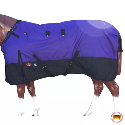 80HI Hilason 600D Winter Waterproof Poly Miniature Turnout Horse Blanket Purple • $53.95