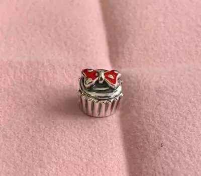 Authentic Pandora Sterling Disney Minnie Mouse Cupcake Charm 791463EN09 NEW • $37.99