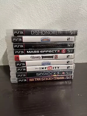 PS3 Games Lot Bundle - Bioshock Mass Effect Infinity Skylanders Etc. Lot #4 • $34