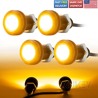 4x LED Front Grille Light For Ford SVT Raptor Style GMC SUV Grill Lamp Kit Amber • $9.88