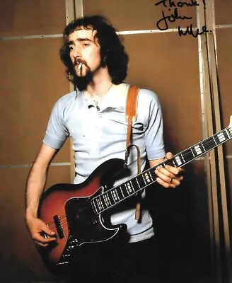 * JOHN MCVIE * Signed 8x10 Photo * FLEETWOOD MAC * BASSIST * COA * 5 • $200