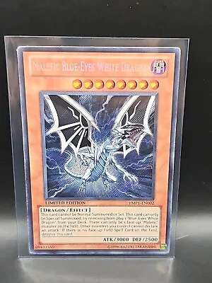 Limited Ed Secret Rare  Malefic Blue-Eyes White Dragon YMP1-EN002 HP - YGO TCG • $3.95