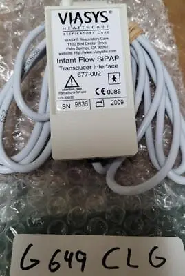 New Viasys Infant Flow Sipap Transducer Interface 677-002 !  Cl G • $95