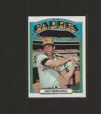 1972 Topps Enzo Hernandez #7 Ex+ Higher Grade • $1.25