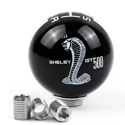 For Ford Mustang Gear Shift Knob 5 Speed Black White Cobra Manual Handle Ball • $20.99