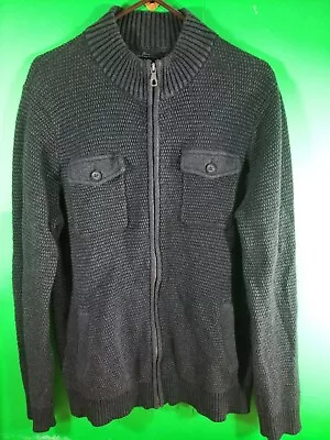 Marc Anthony Full-zip Sweater Mens Gray Size XL.  (42) • $9.59