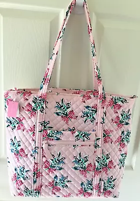 Vera Bradley ~  Happiness Returns Pink  ~ Vera Tote Bag ~ NWT • $82.50