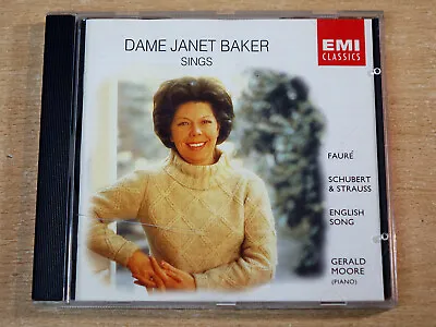 Dame Janet Baker/Sings/1994 EMI CD Album/Faure/Schubert & Strauss/Gerald Moore • £3.49