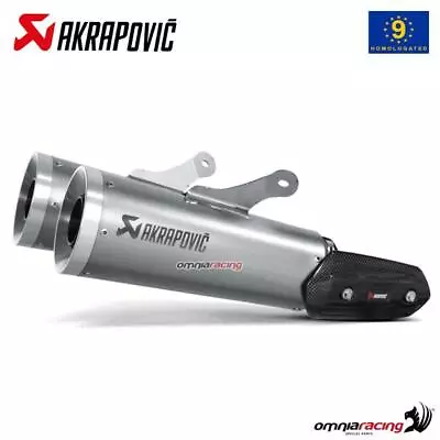 Akrapovic Pair Of Exhaust Approved Titanium Slip-on Yamaha VMax 1700 2009-2016 • $1419