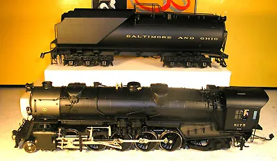 Sunset 3rd Rail O Scale 2-Rail Brass 2-10-2 S-1a B&O #6175 Runs Well • $900