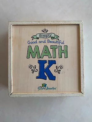 New Simply Good & Beautiful Math K Activity Box Manipulative Homeschool • $0.99