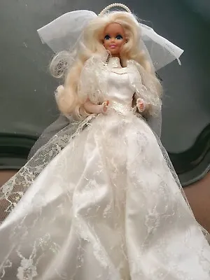 Vintage Mattel Barbie 1989 Wedding Fantasy Doll ~ • $15