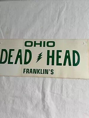 VTG Grateful Dead Sticker Ohio Franklin's DEAD HEAD • $9.99