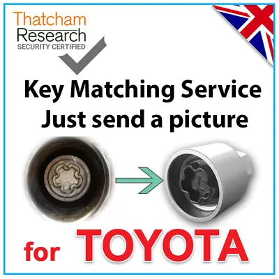 For TOYOTA Security Master Locking Lock Wheel Nut Key Bolt UK Matching LWNK OEM • $31.10