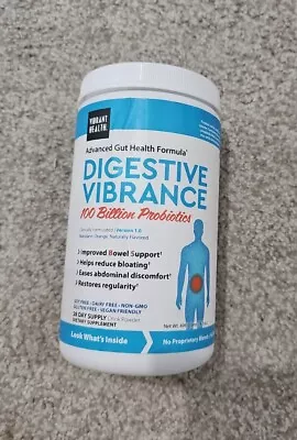 $31.95 • Buy Vibrant Health Digestive Vibrance Mandarin Orange 100 Billion Probiotics 14.3oz