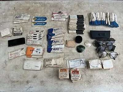 Vintage Welder Filter Plates And Glasses Replacement Glass Lenses Lot • $300