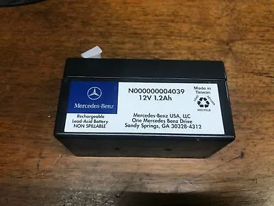 Genuine Mercedes Benz Auxiliary Battery 12v W221 W212 W164 N000000004039 • $58.02
