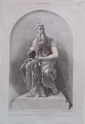 The Statue Of Moses By Michelangelo...........1869 • $15