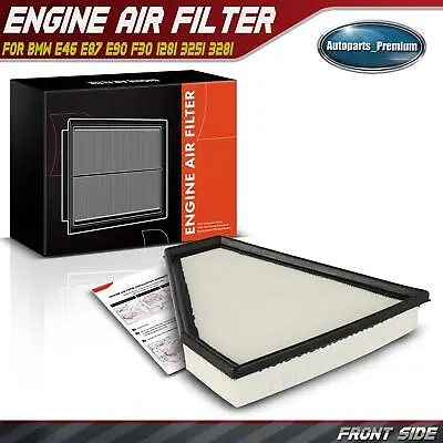 Engine Air Filter For BMW E46 E87 E90 F30 128i 325i 328i XDrive 330Ci L6 3.0L • $13.19