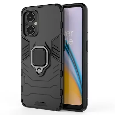 For ONEPLUS NORD N20 5G ARMOR CASE WITH STAND RING MAGNETIC HOLDER SHOCKPROOF • $14.75