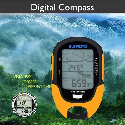 £42.59 • Buy Portable Handheld Digital GPS Navigation Tracker  Receiver Satellite Location K