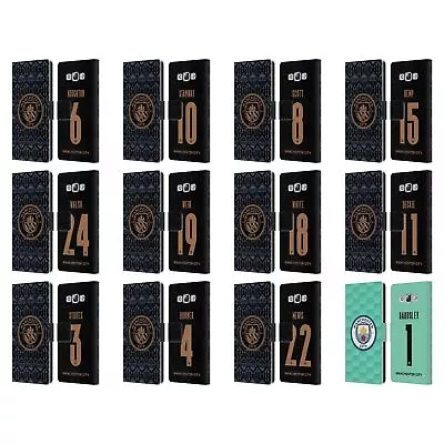 Man City Fc 2020/21 Women's Away Kit Group 1 Leather Book Case For Samsung 3 • £17.95