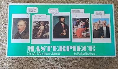 £38.34 • Buy Masterpiece The Art Auction Board Game No. 4 Complete 1976 Parker Brothers EUC