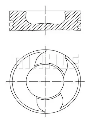 MAHLE Piston For MAN NEOPLAN ERF VOLVO SCANIA SINOTRUK MULTICAR Ecl 51025010937 • $230.81