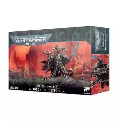 Chaos Space Marines Abaddon The Despoiler - Warhammer 40k - Brand New! 43-60 • $59.50