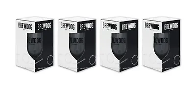 £12.95 • Buy 4 X Brewdog 1/2 Pint Beer Glass In Gift Box Brand New Party Bar Crafted