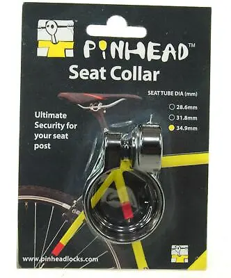 Pinhead Bicycle Seat Post Collar Lock 34.9mm • $14.83