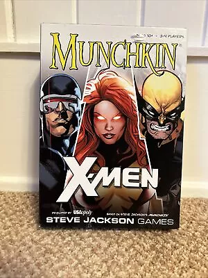 X-Men Munchkin Card Game - Steve Jackson Games - RARE 100% Complete VGC • £19.99