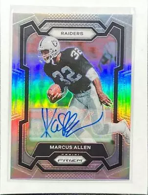 2023 Panini Prizm Marcus Allen Silver Prizm Auto Autograph #179 Raiders • $5.50