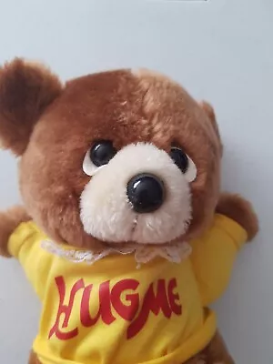 Toy - Woolworth Brown Teddy Bear Yellow Hug Me Shirt Retro Vintage Plush Soft • $25