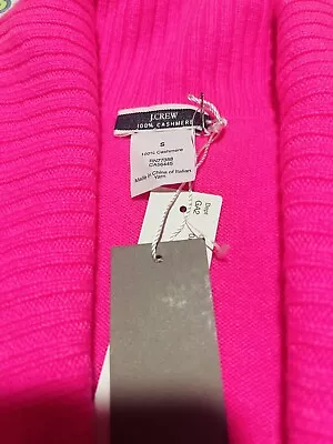 J Crew 100 Cashmere Sweater Women’s Size Small Fuscia  • $35