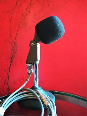 $187 • Buy Vintage RARE 1950's Auricon E-7 / Electro Voice 630 Dynamic Microphone W Cable