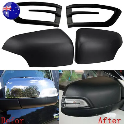 Mirror Housing Cap Cover Matte For Ford Ranger PX PX2 PX3 Everest T6 2012-2021 • $37.95