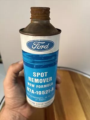 Vintage 1970s Ford FoMoCo Spot Remover 1 Pint Oil Can Tin Detroit MI GT40 • $25