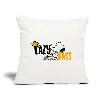 Peanuts Snoopy Lazy Days Chilling Cushion With Fill 45x45cm • £22.54