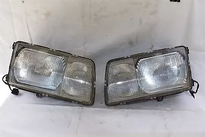 81-91 Mercedes W126 560SEL 420SEL 380SEL 300SD Euro E-Code Headlight Lamps Set • $650