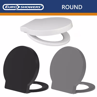 £40.95 • Buy Euroshowers Round Soft Toilet Seat Ideal Standard Space/Grohe Turin Alternative