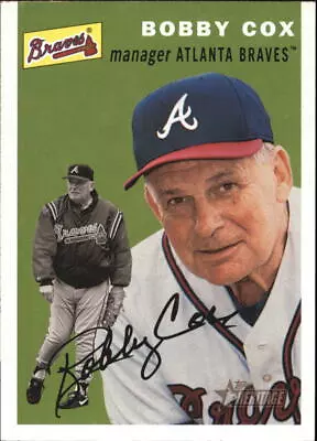 2003 Topps Heritage Atlanta Braves Baseball Card #176 Bobby Cox MG • $1.49