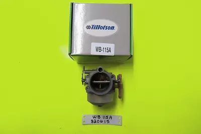 TILLOTSON WB115A Mercury 90 HP Jet Drive Outboard Carb 820615 Carburetor NEW • $160