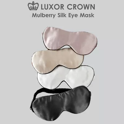 $7.30 • Buy 100% Pure Mulberry Silk Sleeping Sleep Eye Mask Blindfold Lights Out Travel
