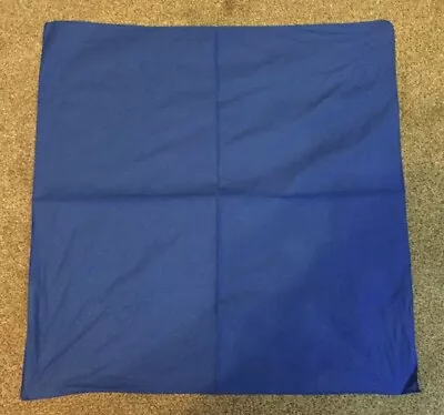 Plain Blue Bandana Head Scarf Neck Tie G16 • £2.95